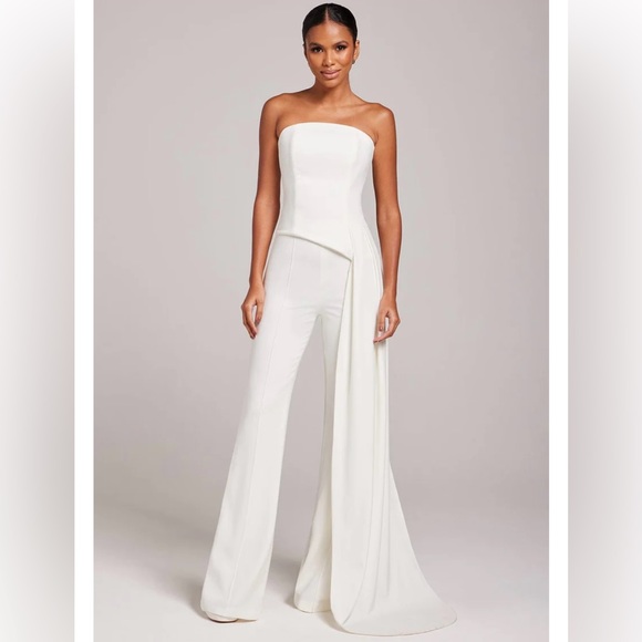 NADINE MERABI Pants - Nadine Merabi Faye Top and Charlotte Pants - Bridal